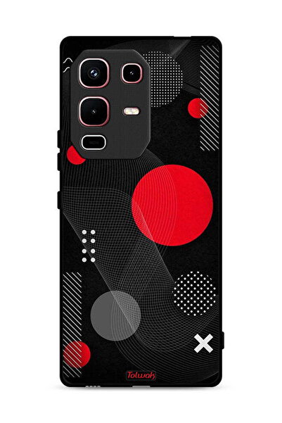 Tolwak غطاء حماية لهاتف Infinix Note 50s بنمط دائري ومتقاطع