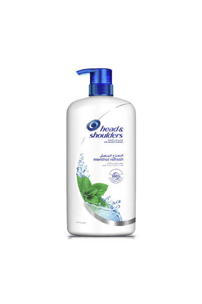 Head&Shoulders شامبو هيد آند شولدرز المضاد للقشرة برائحة المنثول المنعش، 1000 مل