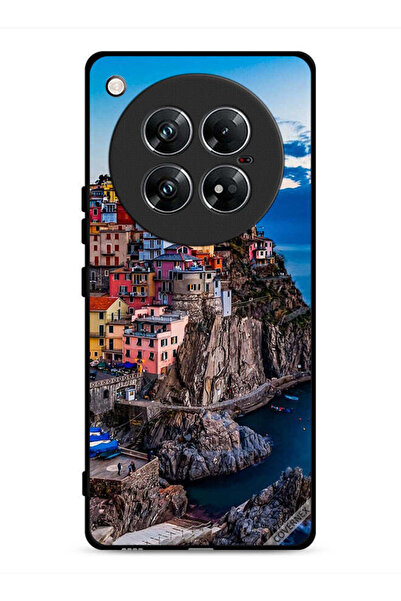 Covernex غطاء حماية لهاتف Infinix Zero 40 - منازل ملونة على البحر