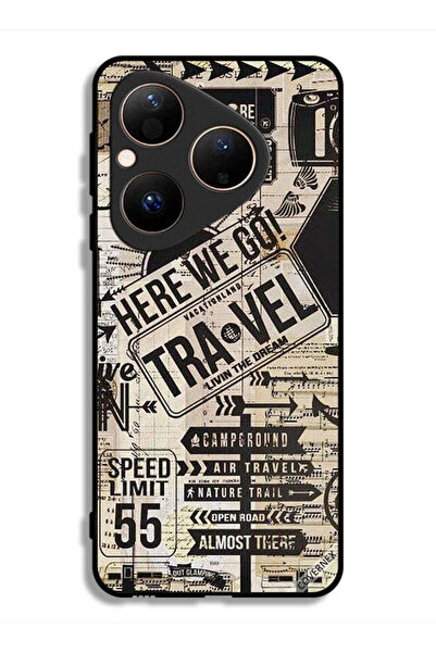 Covernex غطاء حماية هواوي بيورا 80 "هنا نذهب للسفر"