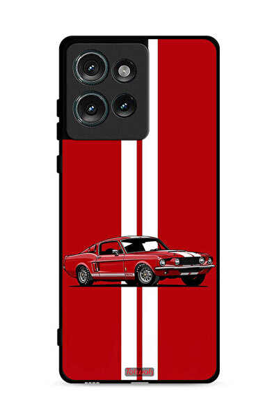 Tolwak غطاء حماية لهاتف موتورولا إيدج 50 بتصميم سيارة كلاسيكية تجريدية