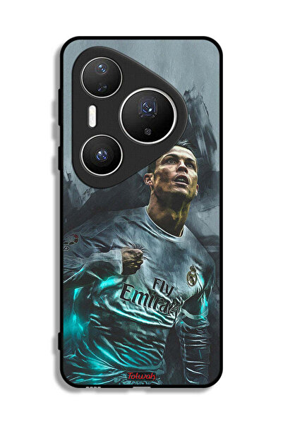 Tolwak غطاء حماية لهاتف هواوي بيورا 80 برو بلس، رسم كريستيانو رونالدو
