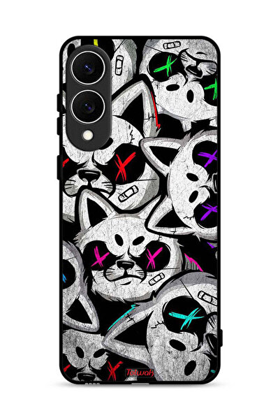 Tolwak غطاء حماية لهاتف سامسونج جالاكسي S25 إيدج بنقشة قطط مارشميلو