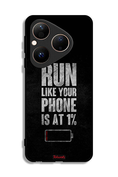 Tolwak غطاء حماية لهاتف هواوي بيورا 80، اركض كما لو أن هاتفك يعمل بنسبة 1%