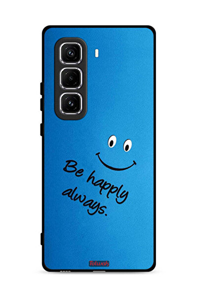 Tolwak غطاء حماية لهاتف Infinix Hot 50 Pro 4G كن سعيدًا دائمًا