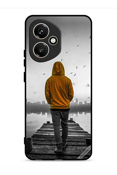 Covernex غطاء حماية لهاتف Honor 400 بتصميم فتى حزين يمشي