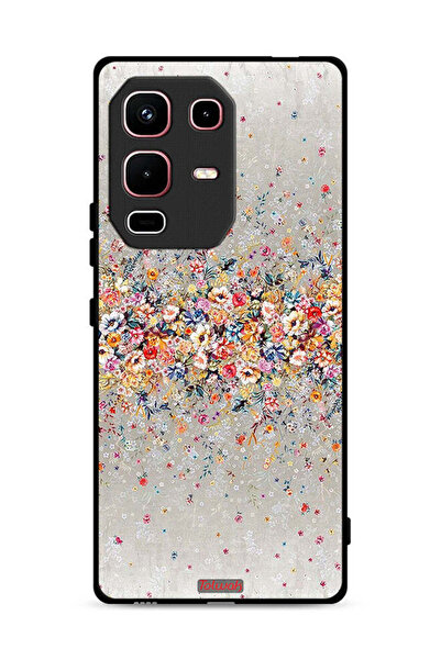 Tolwak غطاء حماية لهاتف Infinix Note 50s بنقشة زهور صغيرة وفن تجريدي