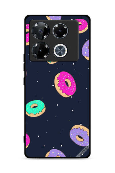 Covernex غطاء حماية لهاتف Infinix Note 40 Pro 5G بطبعة دوناتس