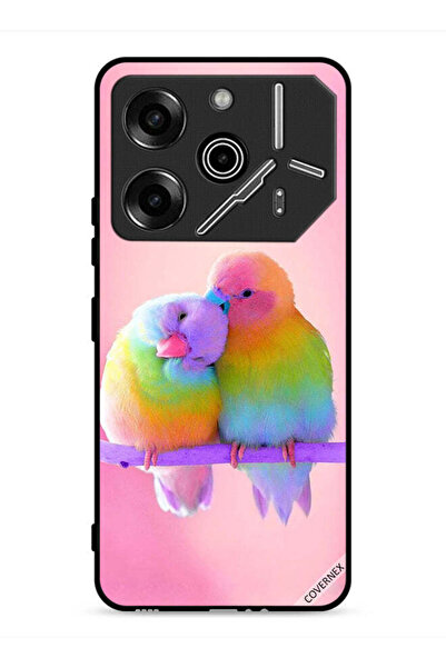 Covernex غطاء حماية لهاتف تكنو بوفا 6 برو 5G بنقشة طيور لطيفة