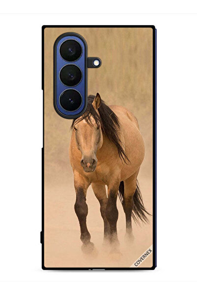 Covernex غطاء حماية لهاتف Samsung Galaxy Z Fold7 بتصميم سباق الخيل
