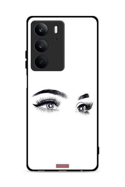 Tolwak غطاء حماية لهاتف Realme C75 4G برسومات عيون فنية