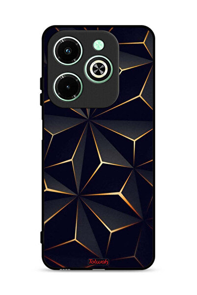 Tolwak غطاء حماية بنمط لهاتف Infinix Hot 40i 4G