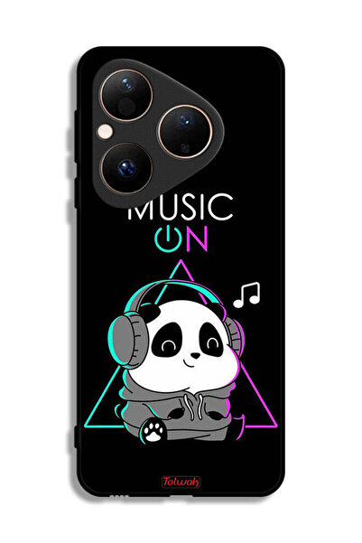 Tolwak غطاء حماية هواوي بيورا 80 بطبعة موسيقى الباندا