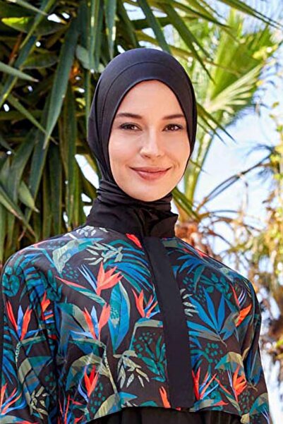 Remsa Mayo Snap Cap Swimming Scarf Cap Pool Sea Cap Rbe-02 Black