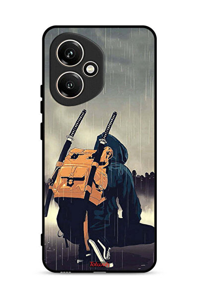 Tolwak غطاء حماية لهاتف Honor 400 بتصميم سيف ساموراي رقمي