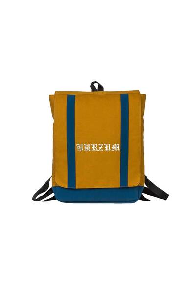 CrowsGate Burzum Logo Text Yellow Backpack