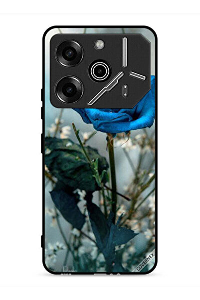 Covernex غطاء حماية لهاتف تكنو بوفا 6 برو 5G باللون الأزرق الوردي
