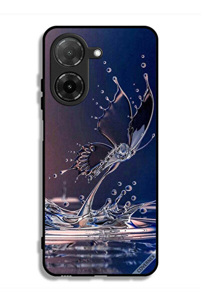 Covernex غطاء حماية لهاتف Xiaomi Redmi A5 4G بنقشة قطرات الماء على شكل فراشة