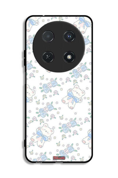 Tolwak غطاء حماية لهاتف هواوي نوفا 13i مع دب تيدي لطيف وأيقونة زهور