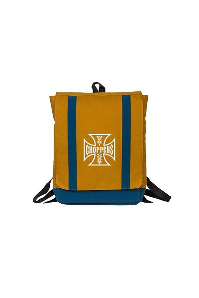 Z zepplin West Coast Choppers Logo Yellow Backpack