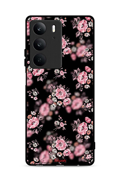 Tolwak غطاء حماية لهاتف Realme C75 4G بنقشة زهور بورتريه