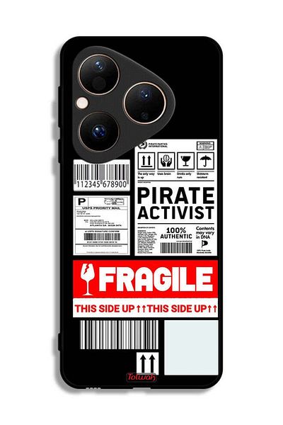 Tolwak Huawei Pura 80 Protective Case Cover Private Activist Fragile Sticker