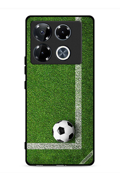 Covernex غطاء حماية لهاتف Infinix Note 40 Pro 5G بتصميم كرة قدم في الزاوية