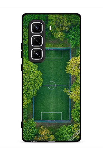 Covernex غطاء حماية لهاتف Infinix Hot 50 Pro 4G بتصميم ملعب كرة قدم
