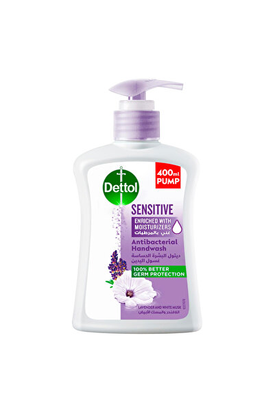 Dettol Sensitive Anti-Bacterial Liquid Handwash, 400ml