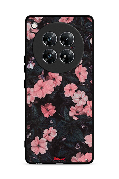 Tolwak غطاء حماية لهاتف إنفينيكس زيرو 40 - لون الخوخ والورود الصغيرة