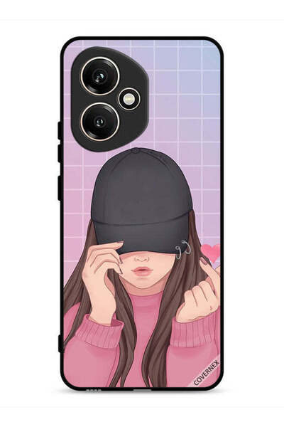 Covernex غطاء حماية لهاتف Honor 400 بتصميم قبعة الحب المفاجئة للفتيات