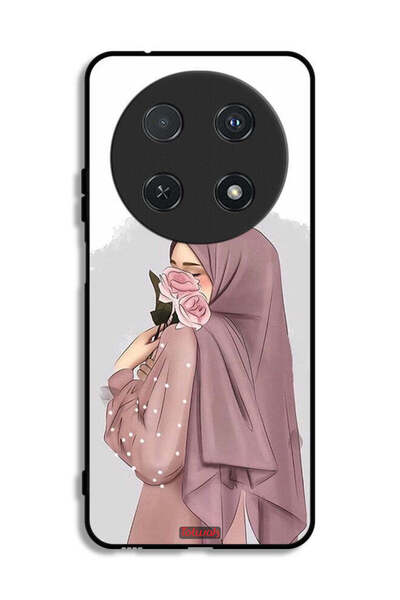 Tolwak غطاء حماية لهاتف هواوي نوفا 13i برسومات فتاة تحمل ورودًا