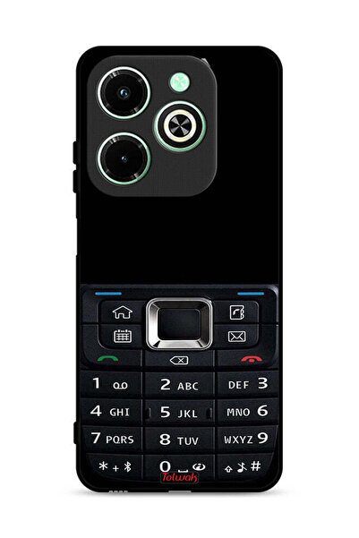 Tolwak غطاء حماية لهاتف Infinix Hot 40i 4G بنمط هاتف قديم
