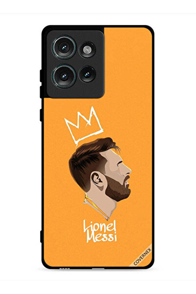 Covernex غطاء حماية لهاتف موتورولا إيدج 50 بطبعة الملك ليو ميسي