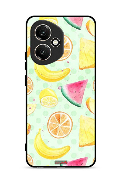 Tolwak غطاء حماية لهاتف Honor 400 برسومات فنية بألوان مائية وفواكه