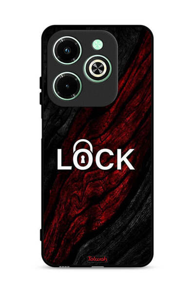 Tolwak غطاء حماية لهاتف Infinix Hot 40i 4G مع قفل