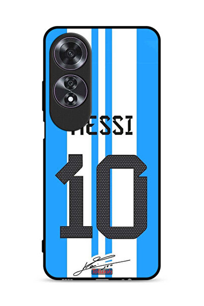 Tolwak غطاء حماية لهاتف Oppo A60 بتصميم Messi 10