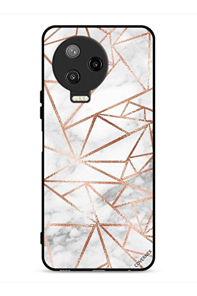 Covernex غطاء حماية لهاتف Infinix Note 12 Pro 4G بنمط رخامي وورق جدران