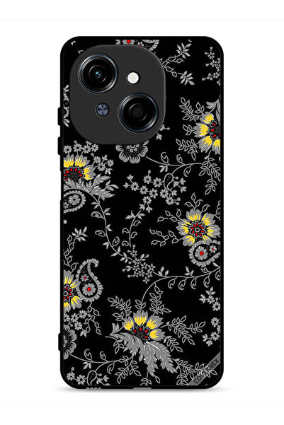 Covernex غطاء حماية لهاتف Tecno Spark Go 1S 4G بخلفية زهور فنية