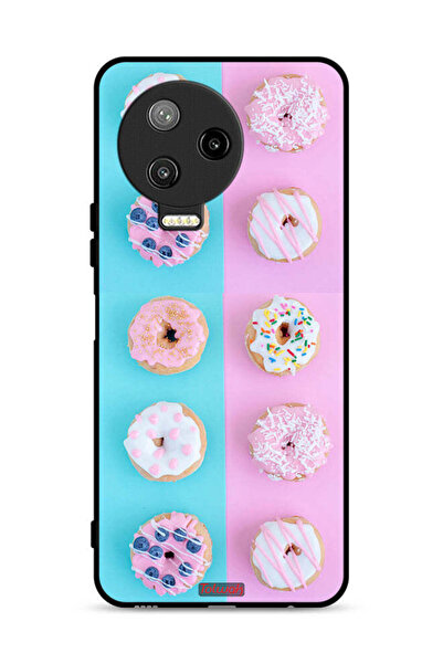 Tolwak غطاء حماية لهاتف Infinix Note 12 Pro 4G بنقشة Heather Donuts
