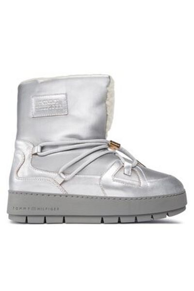 Tommy Hilfiger Women's Snow Boots FW0FW07506 Gray