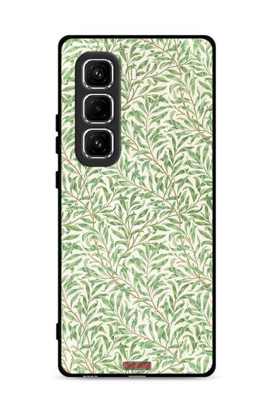 Tolwak غطاء حماية لهاتف Infinix Hot 50 Pro 4G بنقشة Willow Bough الشهيرة