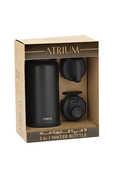 Atrium Tumbler Double Wall Vacuum with 3 Caps – Hot/Cold 650 ml