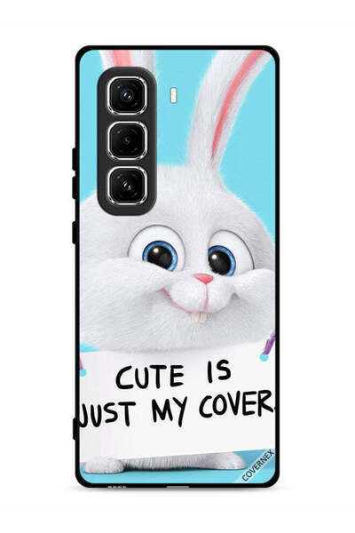 Covernex غطاء حماية لهاتف Infinix Hot 50 Pro 4G، أرنب لطيف هو مجرد غطاء لي