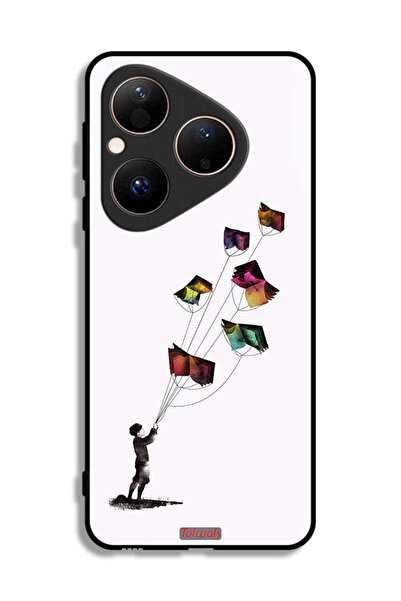 Tolwak غطاء حماية هواوي بيورا 80 بتصميم طائرات ورقية