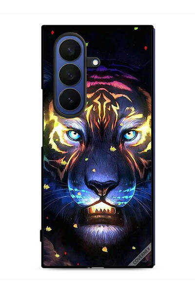 Covernex Samsung Galaxy Z Fold7 Protective Case Cover Lion Art Clip