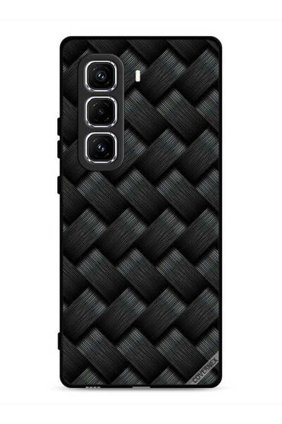 Covernex غطاء حماية لهاتف Infinix Hot 50 Pro 4G بنقشة خطوط داكنة