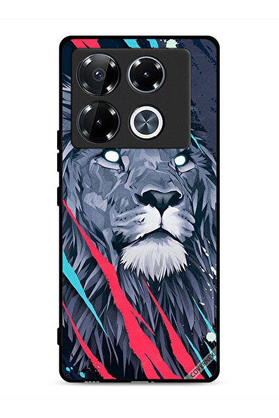 Covernex غطاء حماية لهاتف Infinix Note 40 Pro 5G برسومات الأسد الملك
