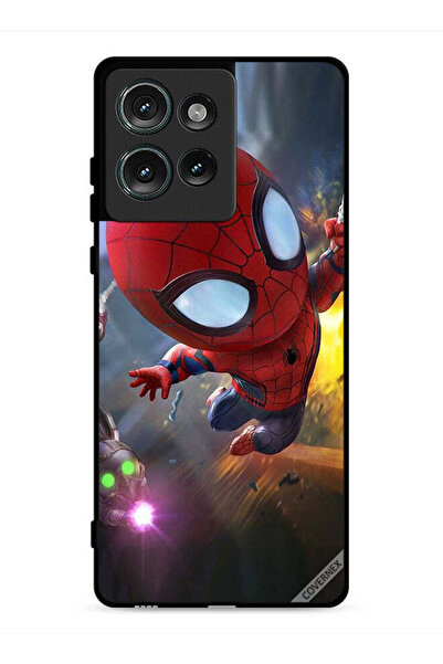 Covernex غطاء حماية لهاتف موتورولا إيدج 50 بتصميم سبايدرمان في العمل