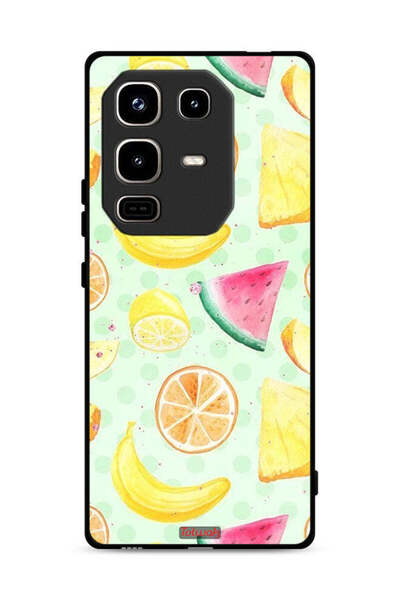 Tolwak غطاء حماية لهاتف Infinix Note 50 Pro 4G برسومات فواكه وألوان مائية